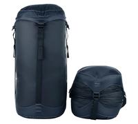 Litume Kompressionssack, wasserabweisend, leicht, kompakt, mit Ripstop-Gewebe, Schlafsacksack mit Zugverschluss für Camping, Wandern, Rucksackreisen, Reisen(Schwarz, 13L)