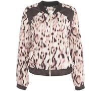 LIU JO - Bomber jacket with animal print - Größe L - braun