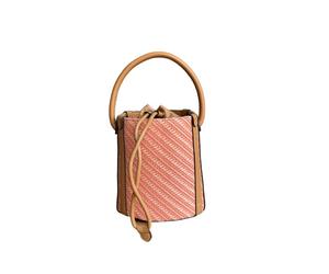 LIU.JO Bucket Bag, Beuteltasche, Umhängetasche, Koralle-Cognac