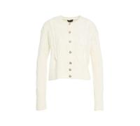 LIU JO - Cable-Knit Cardigan - Größe L - beige