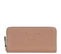 Liu Jo Geldbörse Caliwen XL Zip Around mit geprägtem Logo AA5155 E0087 Kamel, Camel, 19 X 10 X 2.5 Centimetri, Klassisch