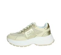 LIU.JO Chunky Sportschuhe mit Plattform, Metallic-Gold, weiße Sohle, lässiger Stil, gold, 41 EU