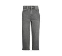 LIU JO - Cropped Grey Glitter Jeans With High Waist - Größe 26 - grau