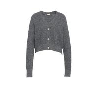 LIU JO - Cropped Grey Melange Cardigan - Größe M - grau