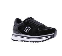 Liu Jo D Sneaker Maxi WONDER61 Suede + Samt, Schwarz , 39 EU