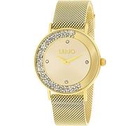 Liu Jo Damen Armbanduhr Dancing Slim in der Farbe Gold mit Edelstahlarmband, Gehäusedurchmesser: 36 mm, TLJ1346