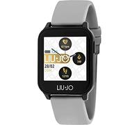 Liu Jo Damen Armbanduhr Smartwatch Energy in der Farbe Schwarz/Grau mit Silikonarmband, Gehäusedurchmesser: 39x34x11 mm, SWLJ061