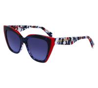 Liu·jo Lj784s Damen-sonnenbrille Bright Blue 5/CAT3 Blue / Red