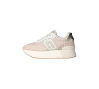 Liu Jo Damen Low Sneaker Dreamy 02 Beige Leder-Textil-Synthetik-Mix, Größe:38, Farbauswahl:beige
