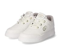 LIU JO Damen Low Sneaker ME 04 Weiß Leder Synthetik Mix, Größe:37, Farbauswahl:weiß