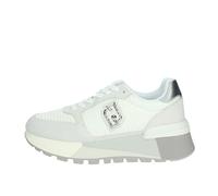 Liu Jo Damen Sneakers Low BA5049PX027, Weiß Silber, 37 EU