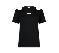 Liu Jo Damen T-Shirt Cut-out Black ES26LJ34 TA6170 JS005 22222, Schwarz , M