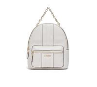 Liu Jo Damenrucksack Art AA6111 E1109, cremefarben, 24 x 31 x 15 cm, Rucksack mit goldenen Metalldetails, vertikalen Ziernähten, Fronttasche mit Reißverschluss, Kettengriff