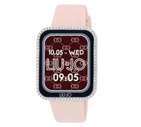 Liu Jo Damenuhr Smartwatch Voice Mini Slim Luxury Silver Rosa