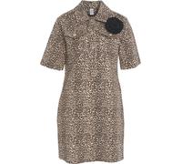 LIU JO - Dress with animal print - Größe 44 - braun