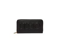 LIU JO Logo Zip Around Wallet XL Nero 