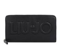 LIU JO Logo Zip Around Wallet XL Nero 