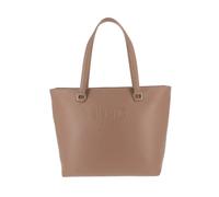 Liu Jo Grosse Damen Shopping Tasche mit Reissverschluss, suede - Farb-Varianten: Braun