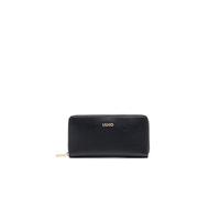 Liu Jo Geldbörse Caliwen XL Zip-Around Großes Monogramm AA6170 E1109 Schwarz