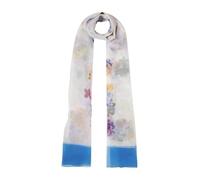 LIU JO Halstuch Blumendruck 180 x 90 cm, 73936 Bonnet Blue, STOLA