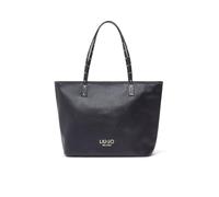 Liu Jo White Tote Bag mit Logo-Applikation Modell 'Evrim' in Black, Größe 1