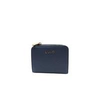 LIU JO Kurze Geldbörse mit Reißverschluss Caliwen, Light Denim-74015, Taglia Unica, Minimalistisch