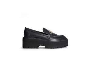 Liu Jo Leder-Mokassins in Schwarz - Größe 37 | Damen Schuhe Halbschuhe