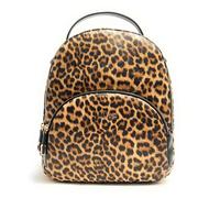 Liu Jo White Rucksack mit Allover-Animal-Print in Mittelbraun, Größe 1