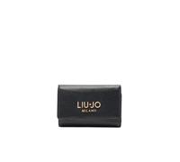 Liu Jo mittelgroße Geldbörse mit Druckknopf Struktur und Kartenfächern, schwarz - Farb-Varianten: Schwarz