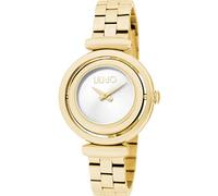Liu Jo orologio Double-Side 32mm argento quarzo acciaio finitura PVD oro giallo TLJ1904