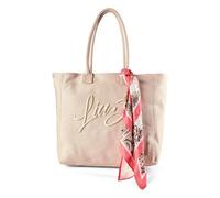 Liu Jo White Shopper mit Label-Stitching Modell 'PLENTIA' in Rosa, Größe 1