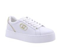 Liu Jo Pretty 06 Damen Leder Sneaker, Weiß, 37 EU