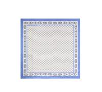 LIU JO Schal mit Logo 120 x 120 cm, 73936 Bonnet Blue, Halstuch