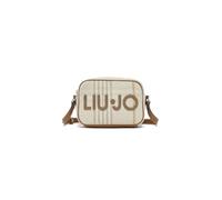 Liu Jo Schultertasche Ferielle M, natürlich, 98% Baumwolle, 22 x 14,5 x 6 cm, mit Reißverschluss, lässiger Stil