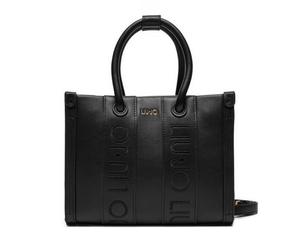 LIU.JO Small Tote Tasche, Handtasche, Umhängetasche, Schwarz