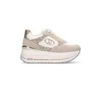 Liu Jo Sneakers Damen BF5011PX078 Milk Leder Freizeitschuhe, milk, 39 EU