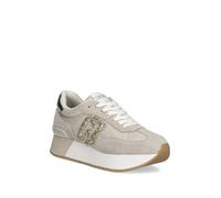 LIU JO Damen Low Sneaker Dreamy 02 Beige Synthetik, Leder & Textil 37