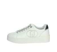 Weiße Sneakers mit Schmucklogo, Weiß, 37 EU