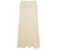 LIU JO - Soft Midi Skirt With Flared Hem - Größe M - beige