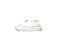 Liu Jo Sportsandalen für Damen, weiße Plattform, Gummisohle, verstellbare Träger, weiß, 38 EU