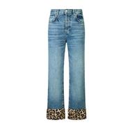 LIU JO - Straight-Cut Cropped Denim Jeans - Größe 30 - blau