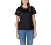 Liu Jo Damen T-Shirt Schwarz Basic Style Elegante Optik - Größe: XS