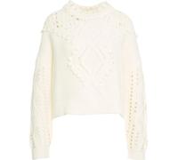 LIU JO - Sweater with cable knit pattern - Größe M - weiß