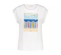 LIU JO - T-Shirt mit Motiv & Strass 47702405546330 - Größe S - white