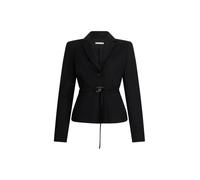 LIU JO - Tailored Black Jacket With Classic Lapel - Größe 46 - schwarz
