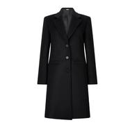 LIU JO - Tailored Black Wool Coat With Notch Lapel - Größe 42 - schwarz