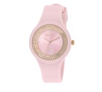 Liu Jo Tancing Sport Damen-Armbanduhr, Quarz, Gummi, TLJ2528, Rosa, Modern