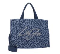 LIU JO Tote Bag L Denim Blue Animalier
