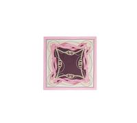 Liu Jo Schickes Halstuch Peaches, 100% Polyester, 120 x 120 cm, Design mit Ketten und geometrischen Mustern, Art. 2A6055 T2745