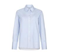 LIU JO - Vertical Striped Cotton Poplin Shirt - Größe 44 - lila